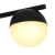 Lampa sufitowa Contina – czarna + 3 klosze szklane NO2512096003 - Nordlux
